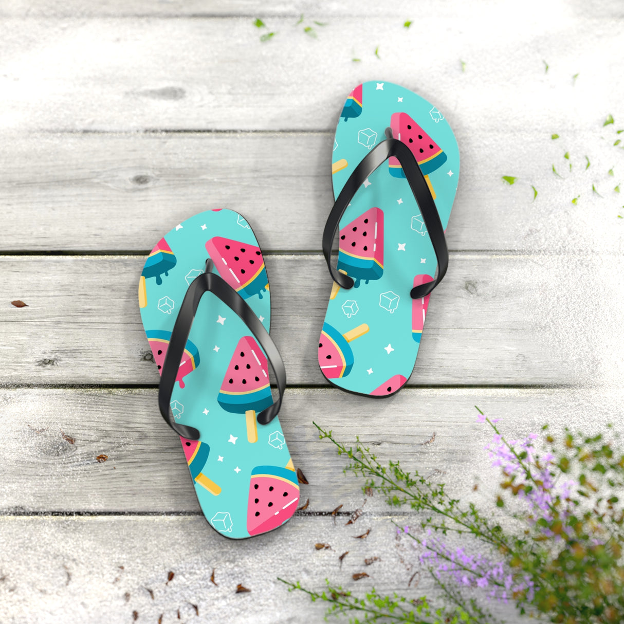 Watermelon Lolly Flip Flops