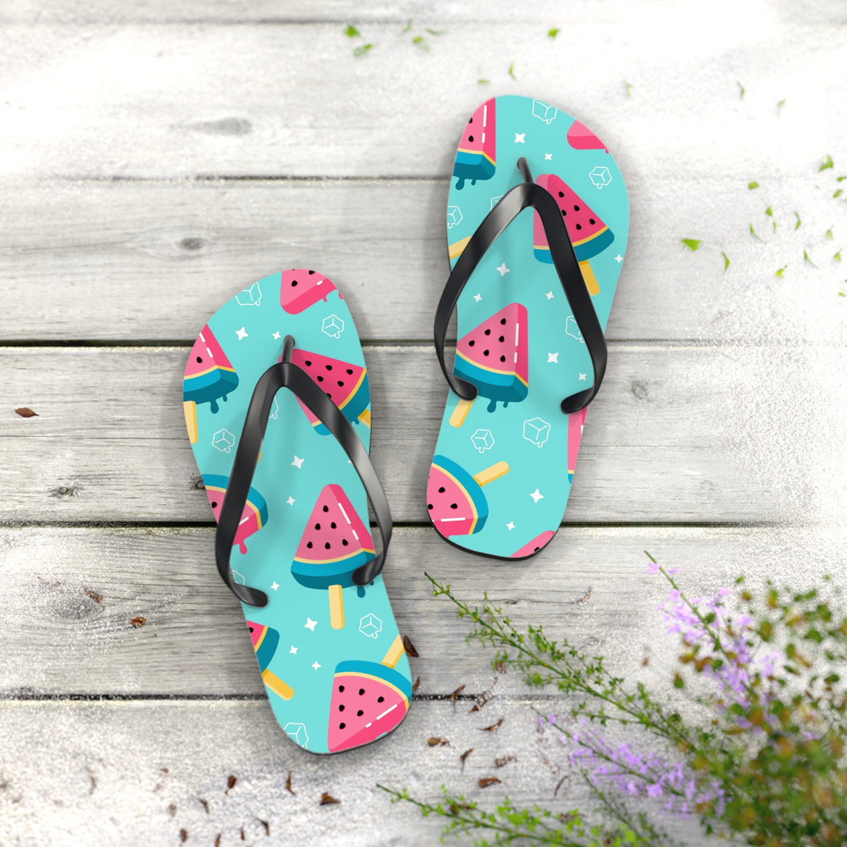 Watermelon Lolly Flip Flops