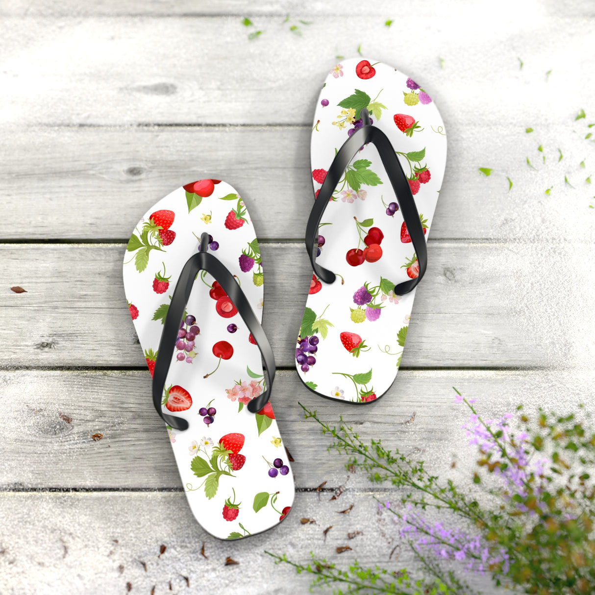 Berries Flip Flops