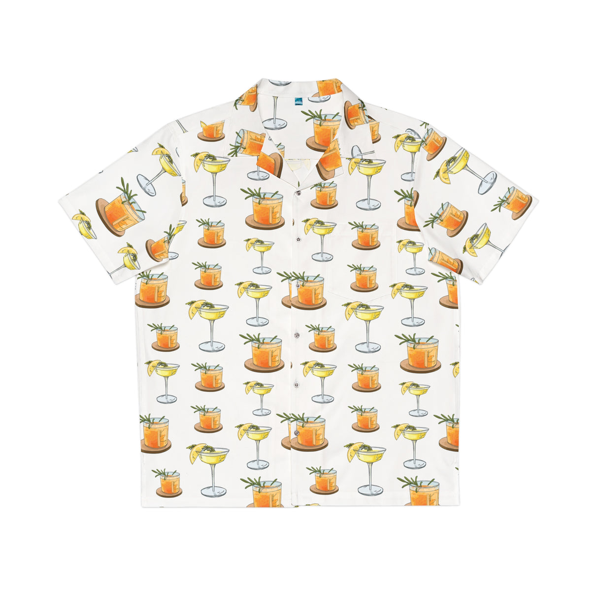 Men's Hawaiian Cocktails Shirt (AOP)