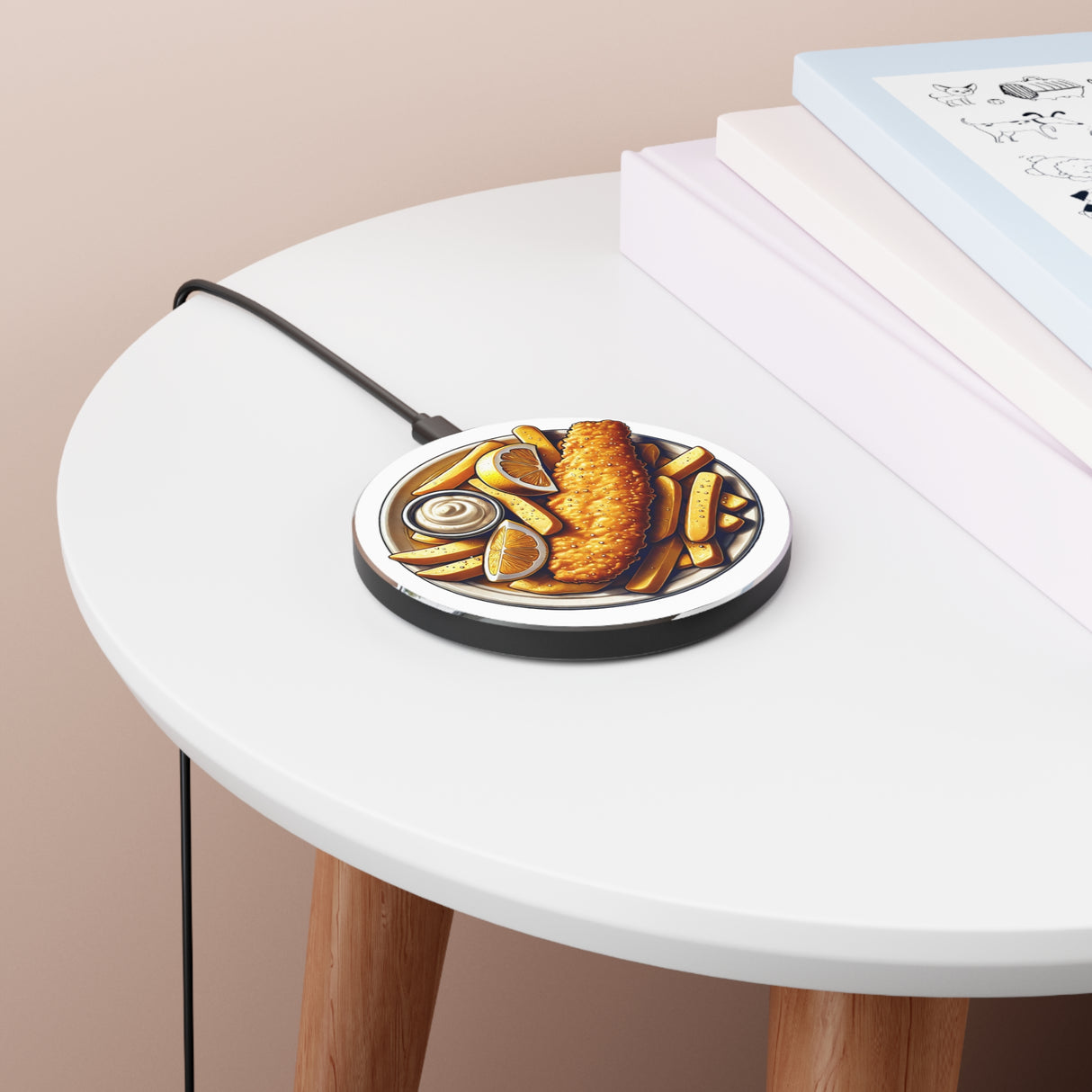 Fish And Chips Wireless Charger
