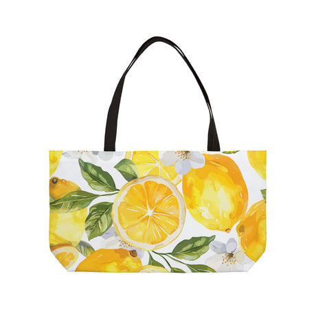 Summer Lemons Weekender Tote Bag