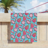 Dragon Fruit Beach Towels