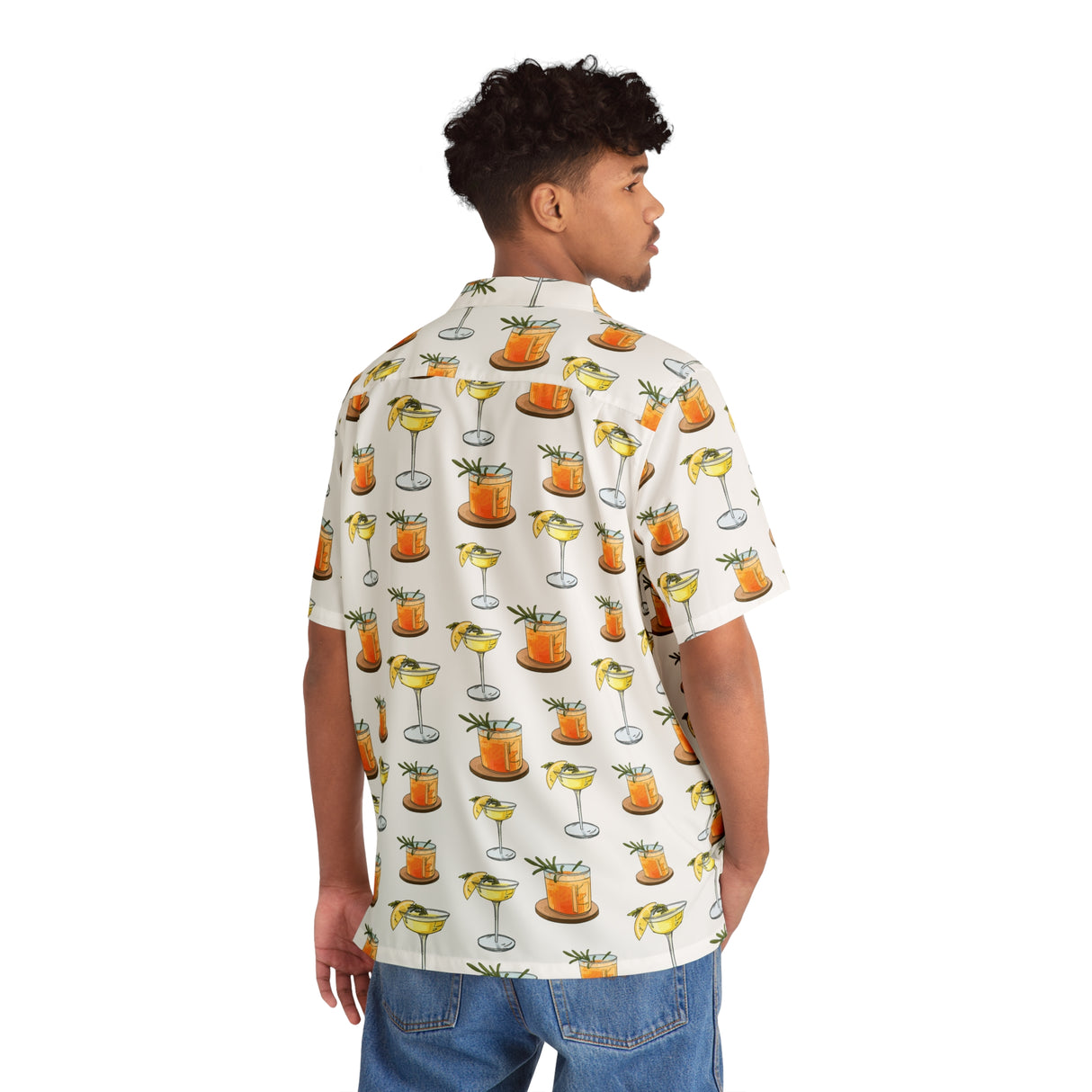 Men's Hawaiian Cocktails Shirt (AOP)