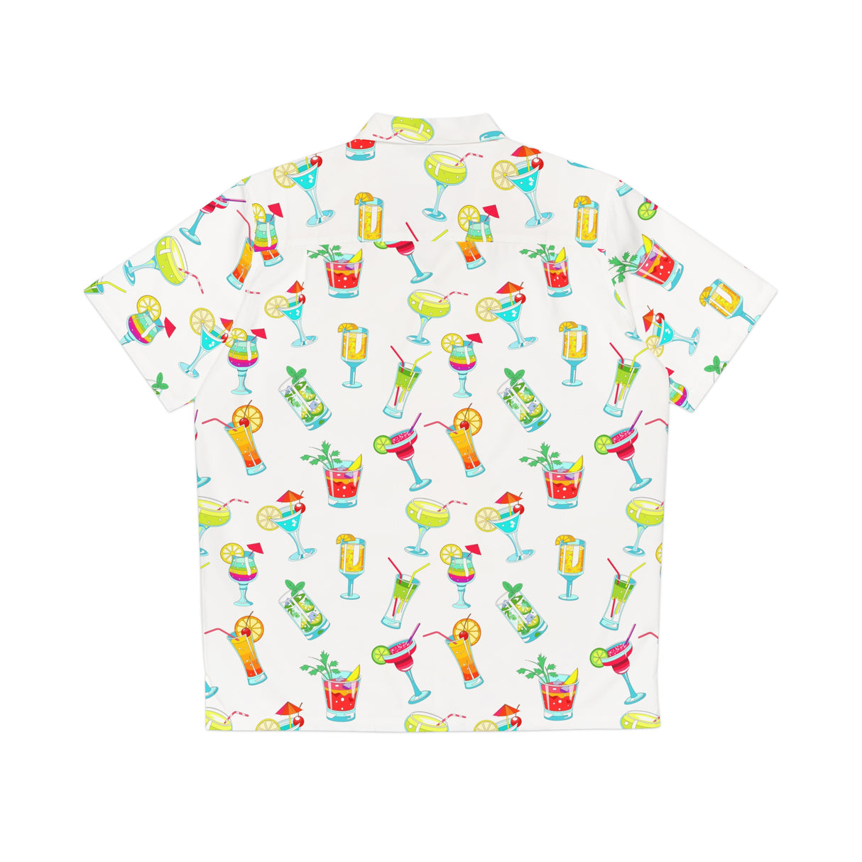 Summer Cocktails Men's Hawaiian Shirt (AOP)