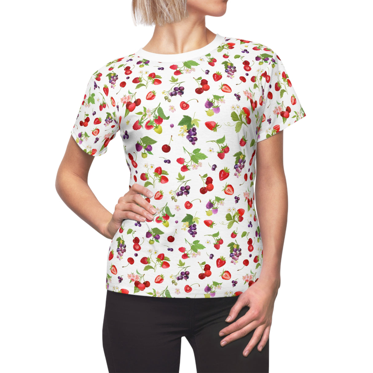 Berries Women's Cut & Sew Tee (AOP)