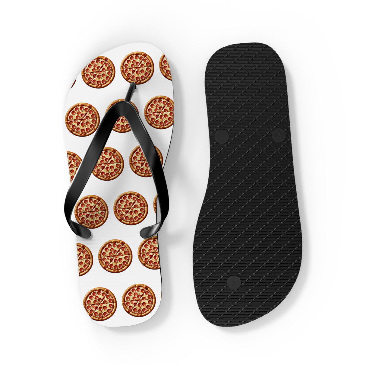 Pepperoni Pizza Flip Flops