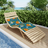 Orange and Bee Beach Towels