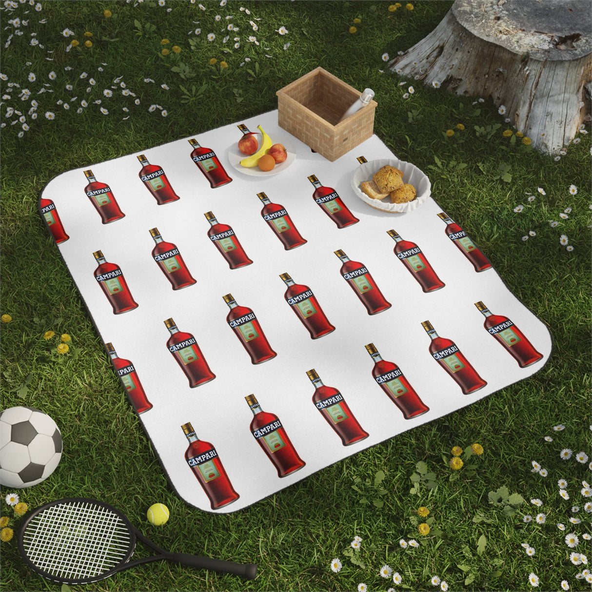 Negroni Bottle Picnic Blanket