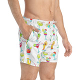 Summer Cocktails Swim Trunks (AOP)