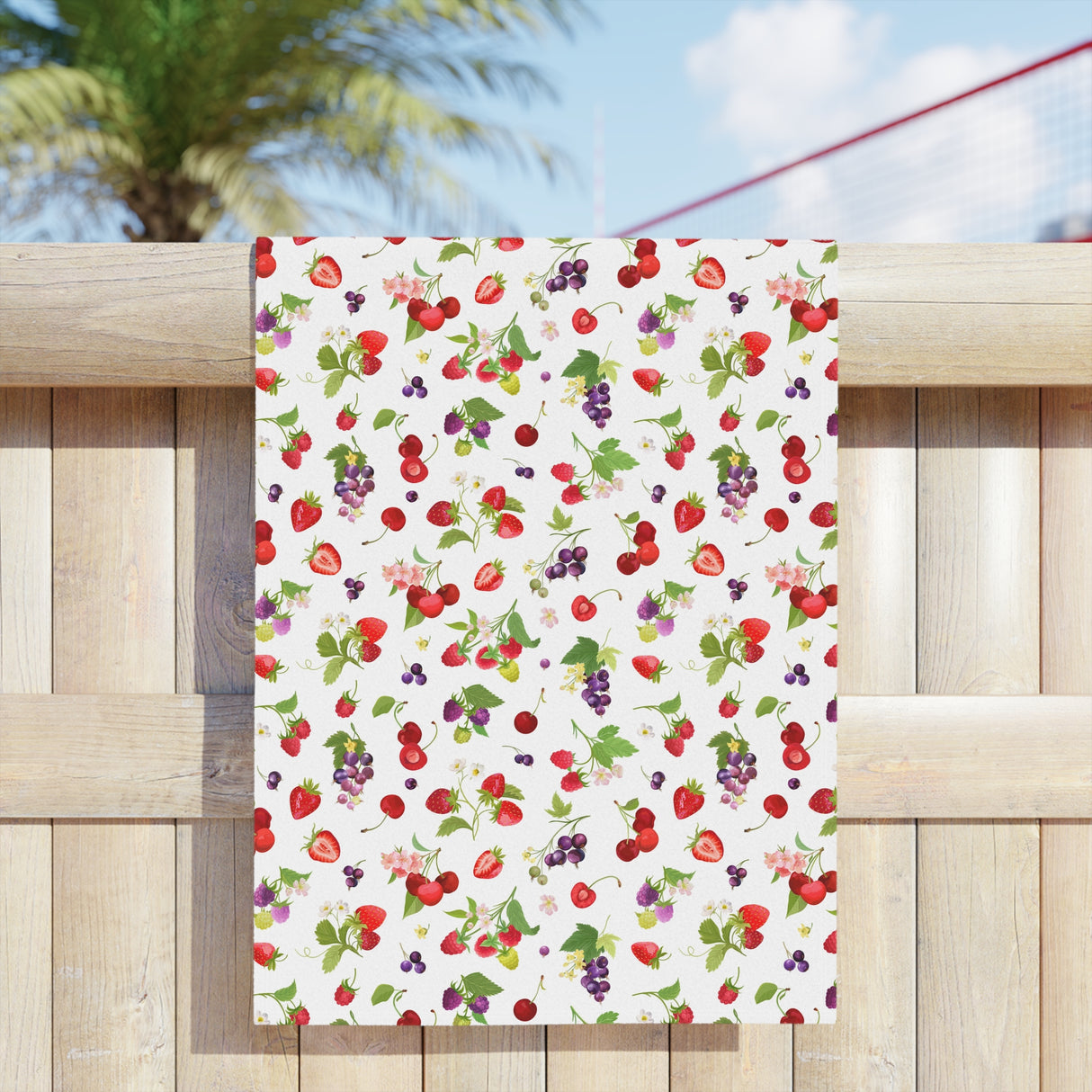 Berries Beach Towels