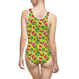 Watermelon Women's Classic One-Piece Swimsuit (AOP)