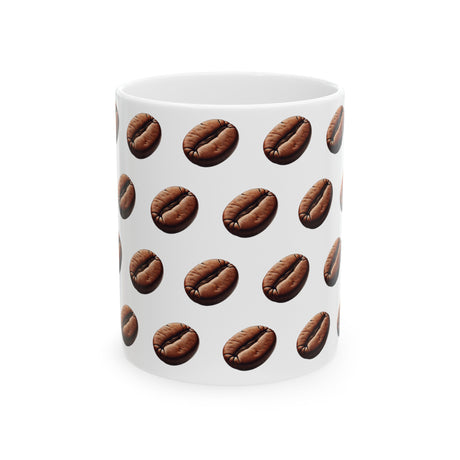 Coffee Bean Ceramic Mug, (11oz, 15oz)