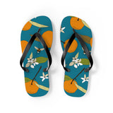 Orange and Bee Flip Flops