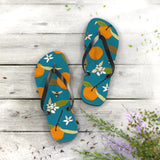 Orange and Bee Flip Flops