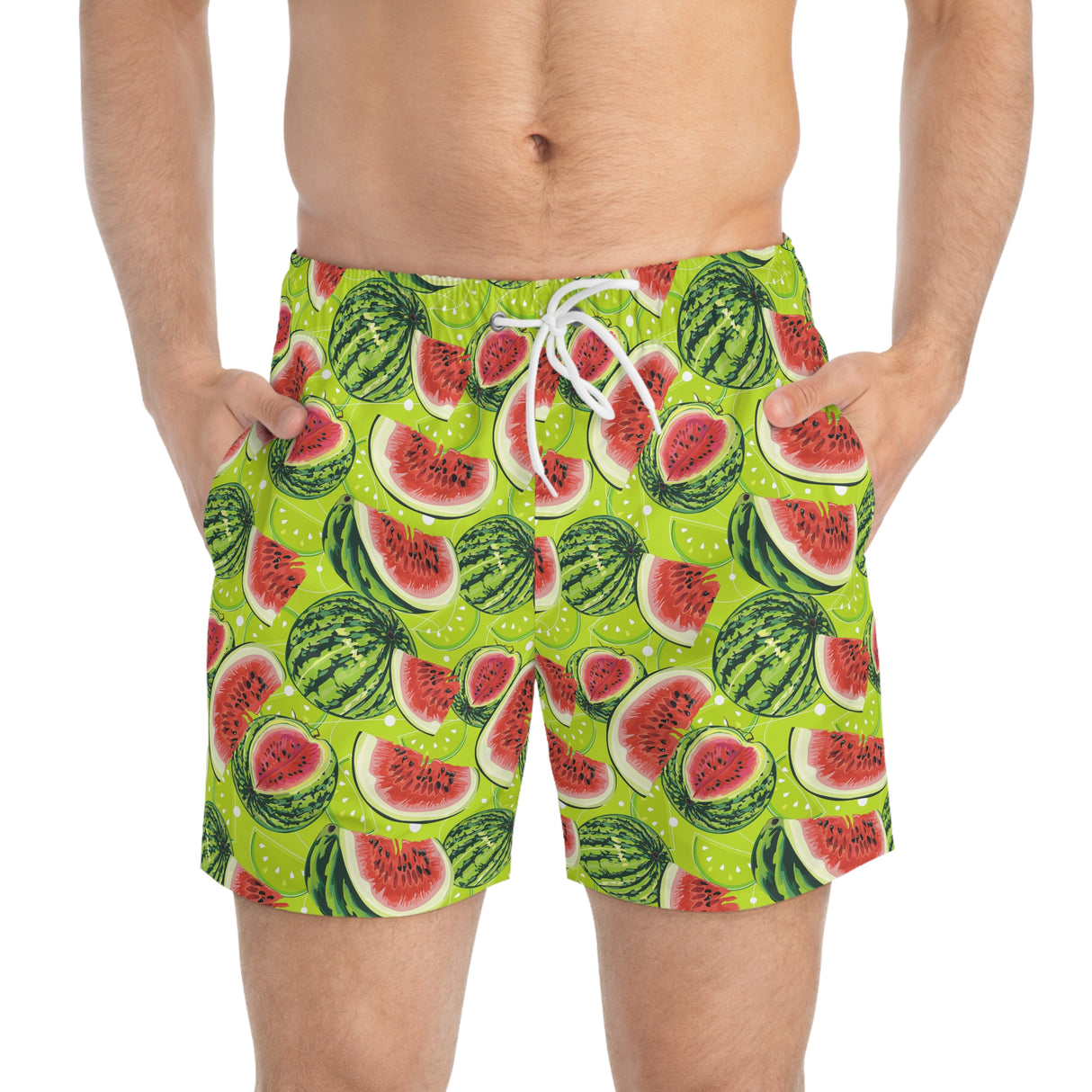 Watermelon Swim Trunks (AOP)