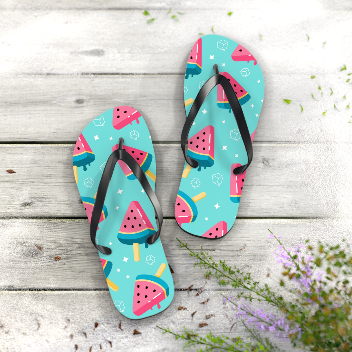 Watermelon Lolly Flip Flops