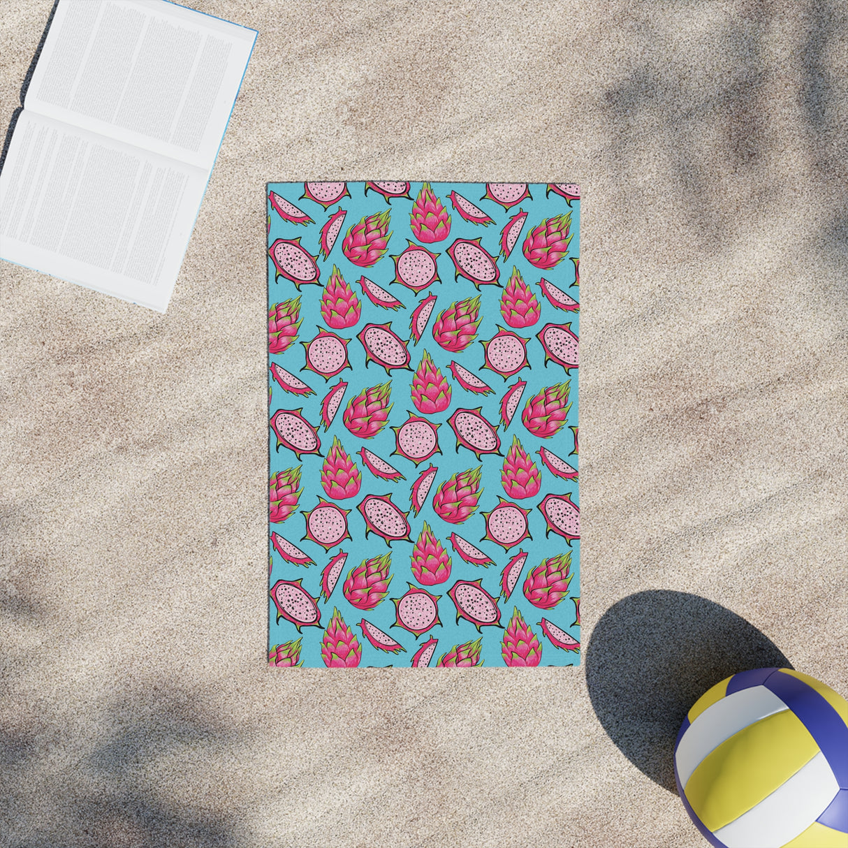 Dragon Fruit Beach Towels