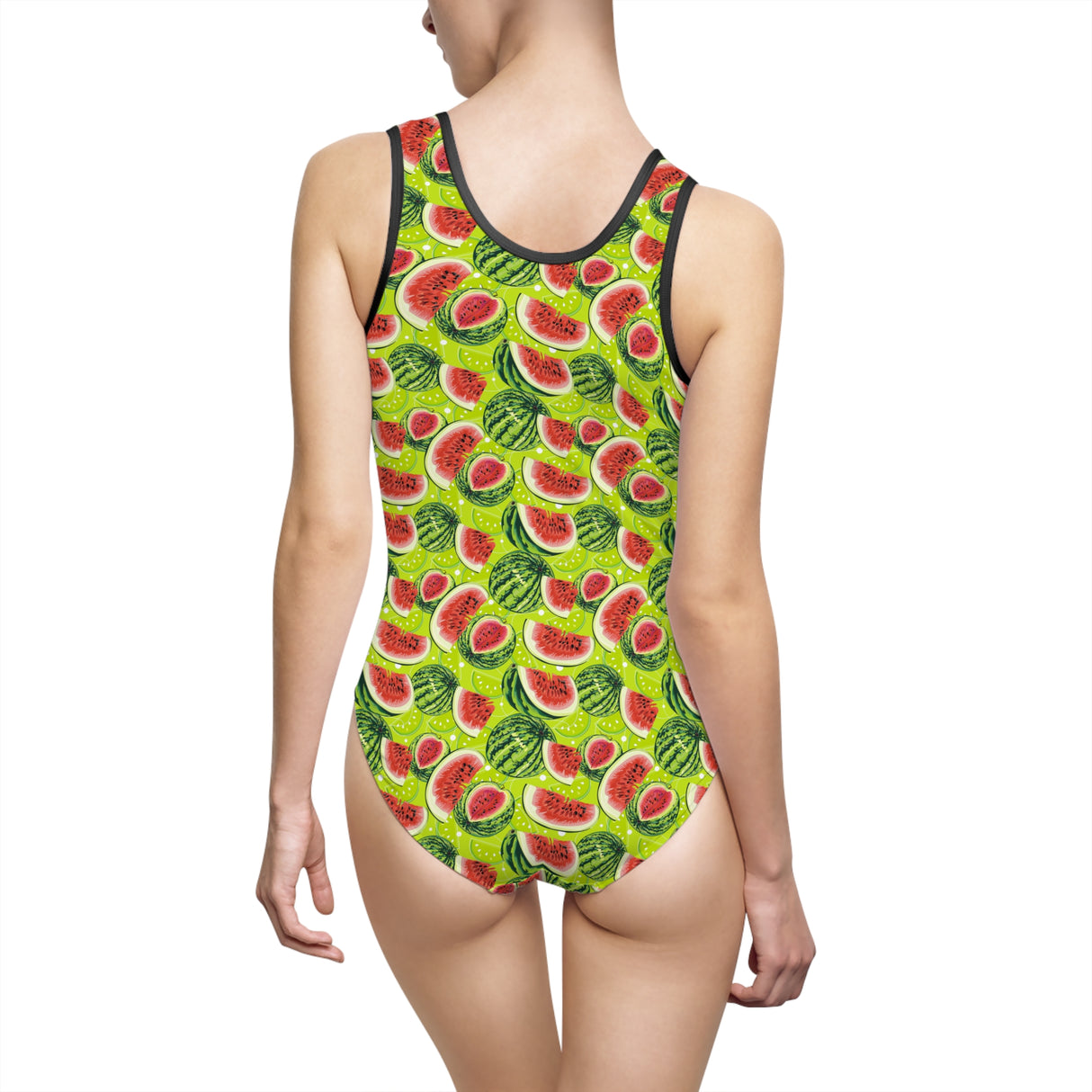 Watermelon Women's Classic One-Piece Swimsuit (AOP)