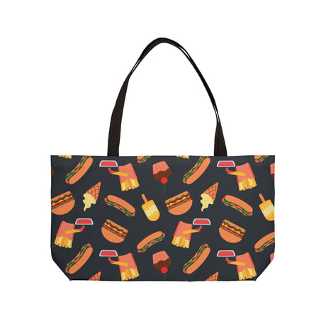 Burgers and Hot Dogs Weekender Tote Bag