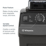 Vitamix 5200 Blender, Professional-Grade, Container, Self-Cleaning 64 oz, Black/Grey