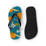 Orange and Bee Flip Flops