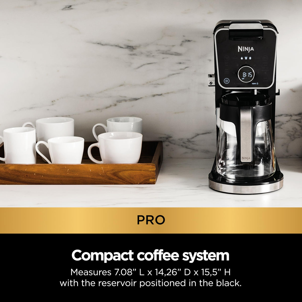 Ninja CFP307 DualBrew Pro Specialty Coffee System, Single-Serve, Compatible with K-Cup Pods, and 12-Cup Drip Coffee Maker, with Permanent Filter