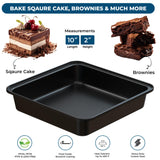 Premium 12 Piece Bakeware Sets | Carbon Steel, Non Stick & Oven Safe up to 500°F | Complete Baking Kit includes 9 Inch Round Cake Pans - Spring Form Pan - Cookie Sheets - Muffin Pan & much more