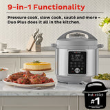 Instant Pot Duo Plus, 8-Quart Whisper Quiet 9-in-1 Electric Pressure Cooker, Slow Rice Cooker, Steamer, Sauté, Yogurt Maker, Warmer & Sterilizer, App With Over 800 Recipes, Stainless Steel