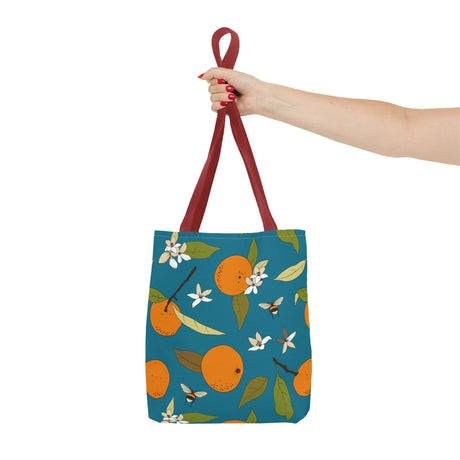Orange and Bee Tote Bag (AOP)