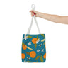 Orange and Bee Tote Bag (AOP)